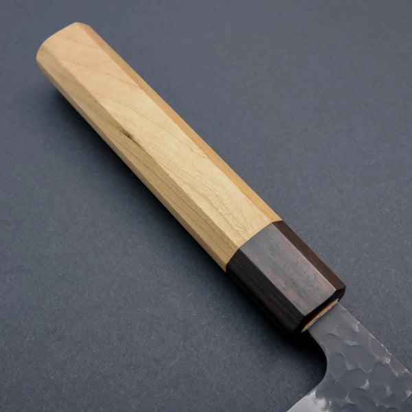 Hitohira Futana SB Kuro Tsuchime Gyuto 210mm Cherry Wood Handle - Tetogi
