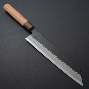 Hitohira Futana SB Kuro Tsuchime Kiritsuke Gyuto 210mm Cherry Wood Handle - Tetogi