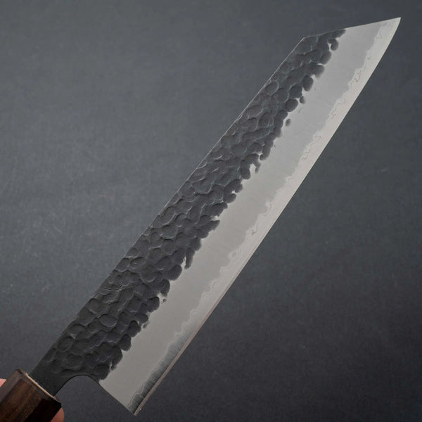 Hitohira Futana SB Kuro Tsuchime Kiritsuke Gyuto 210mm Cherry Wood Handle - Tetogi