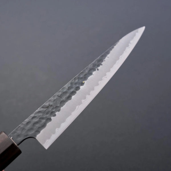 Hitohira Futana SB Kuro Tsuchime Petty 135mm Cherry Wood Handle - Tetogi