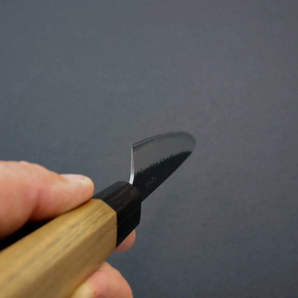 Hitohira Futana SB Kuro Tsuchime Petty 150mm Cherry Wood Handle - Tetogi