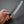 Hitohira Futana SB Kuro Tsuchime Santoku 170mm Cherry Wood Handle - Tetogi