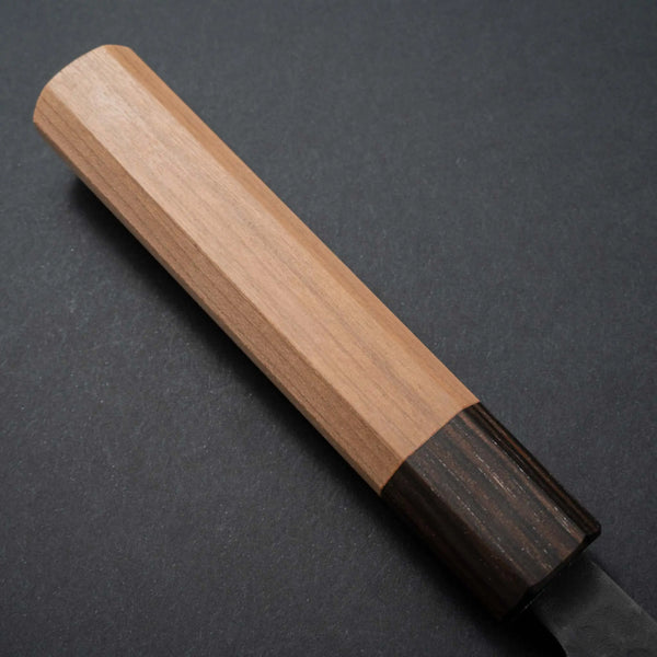 Hitohira Futana SB Kuro Tsuchime Santoku 170mm Cherry Wood Handle - Tetogi