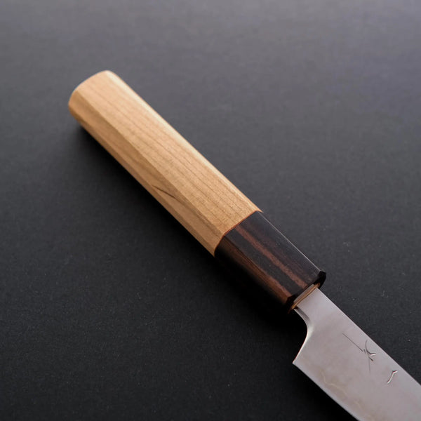 Hitohira Futana SB Migaki Paring 80mm Cherry Wood Handle - Tetogi