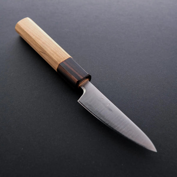 Hitohira Futana SB Migaki Paring 80mm Cherry Wood Handle - Tetogi