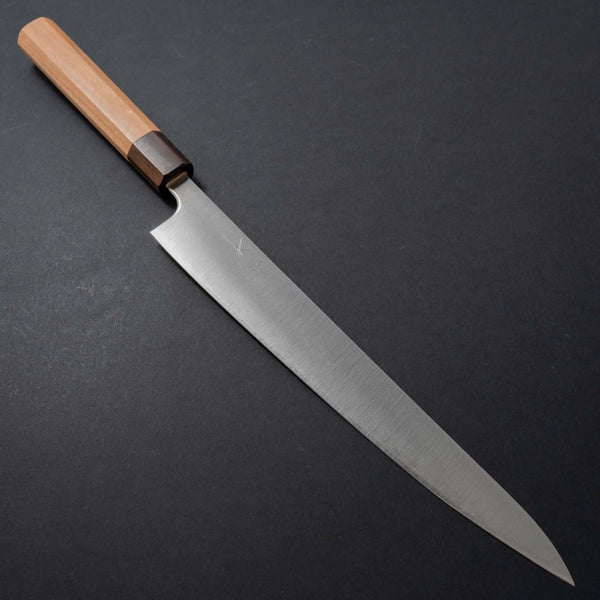 Hitohira Futana SB Migaki Sujihiki 270mm Cherry Wood Handle - Tetogi