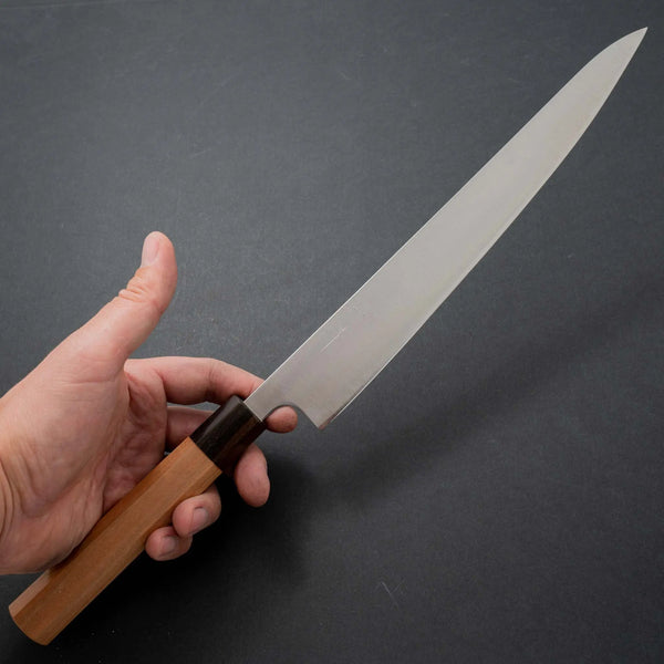 Hitohira Futana SB Migaki Sujihiki 270mm Cherry Wood Handle - Tetogi