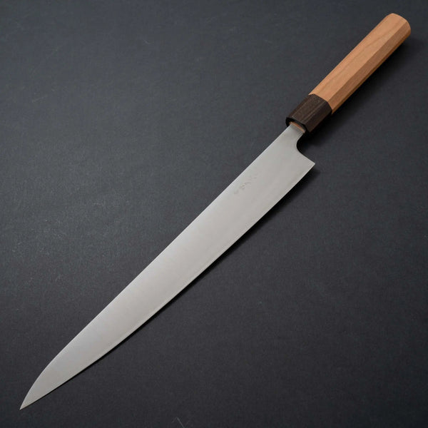 Hitohira Futana SB Migaki Sujihiki 270mm Cherry Wood Handle - Tetogi