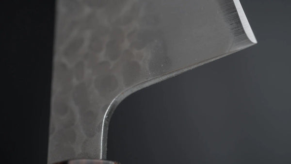 Hitohira Futana SB Migaki Tsuchime Gyuto 210mm Cherry Wood Handle - Tetogi