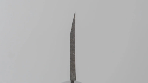 Hitohira Gorobei Blue #2 Ajikiri 105mm Ho Wood Handle (D-Shape) - Tetogi