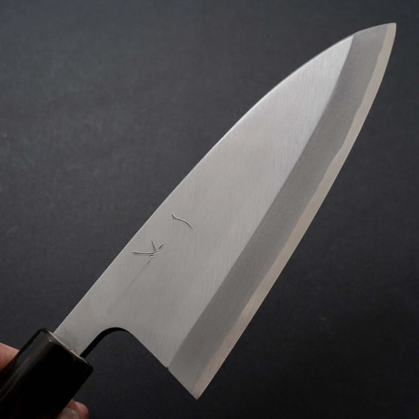 Hitohira Gorobei Blue #2 Deba 150mm Ho Wood Handle (D-Shape) - Tetogi