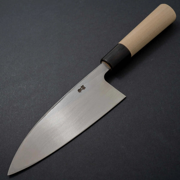 Hitohira Gorobei Blue #2 Deba 150mm Ho Wood Handle (D-Shape) - Tetogi