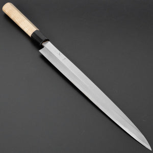 Hitohira Gorobei Blue #2 Yanagiba 300mm Ho Wood Handle (D-Shape) - Tetogi