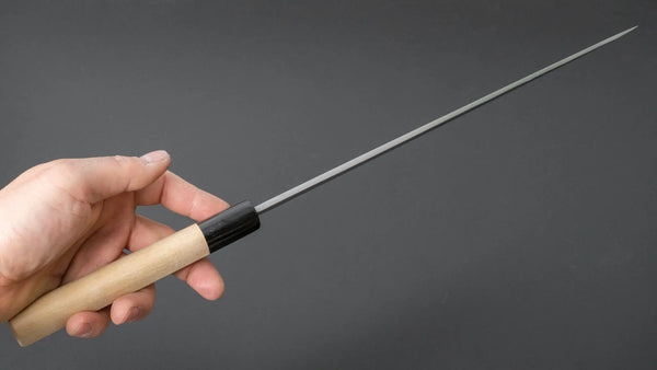 Hitohira Gorobei Blue #2 Yanagiba 300mm Ho Wood Handle (D-Shape) - Tetogi