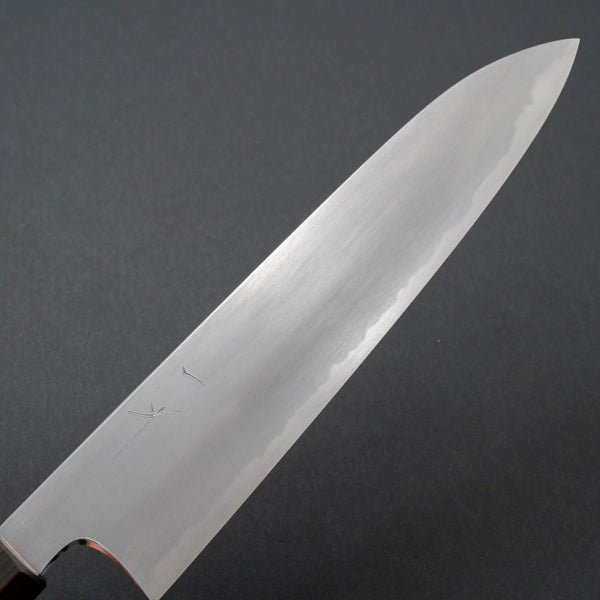 Hitohira Gorobei Rikichi Blue #2 Kasumi Gyuto 240mm Cherry Wood Handle - Tetogi