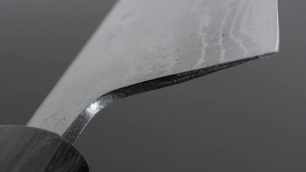 Hitohira GR Blue #2 Damascus Bunka 170mm Wood Handle - Tetogi
