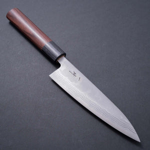 Hitohira GR Blue #2 Damascus Petty 135mm Wood Handle - Tetogi