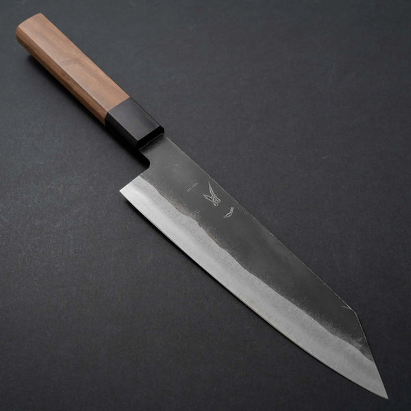 Hitohira Harima Blue Super Stainless Clad Bunka Walnut Handle - Tetogi