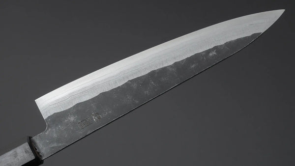 Hitohira Harima Blue Super Stainless Clad Gyuto 210mm Walnut Handle - Tetogi