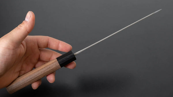 Hitohira Harima Forged Blue Super Stainless Clad Bunka Walnut Handle - Tetogi