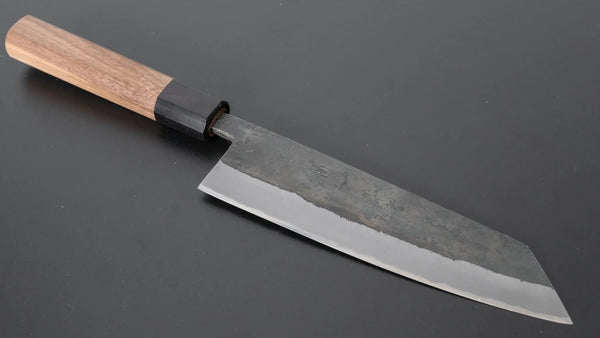 Hitohira Harima Forged Blue Super Stainless Clad Bunka Walnut Handle - Tetogi