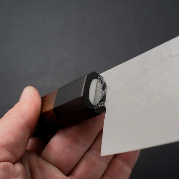 Hitohira HG Damascus Gyuto 210mm Wood Handle - Tetogi
