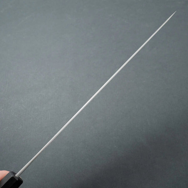 Hitohira Hinode Migaki White #2 Sujihiki 270mm Riisgaard Padouk Handle - Tetogi