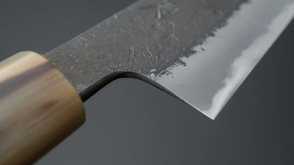 Hitohira Hinode Nashiji White #2 Petty 150mm Ho Wood Handle (D-Shape) - Tetogi