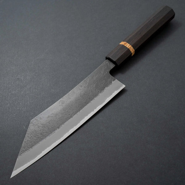 Hitohira Hinode Nashiji White #2 Stainless Clad Hakata 180mm Riisgaard Rosewood Handle - Tetogi