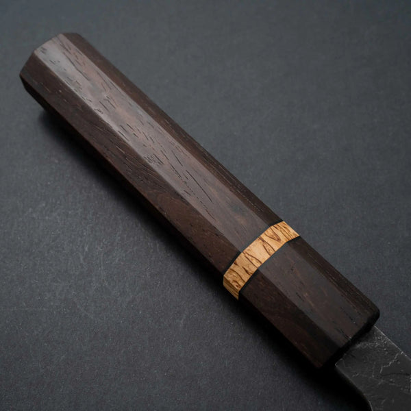 Hitohira Hinode Nashiji White #2 Stainless Clad Hakata 180mm Riisgaard Rosewood Handle - Tetogi