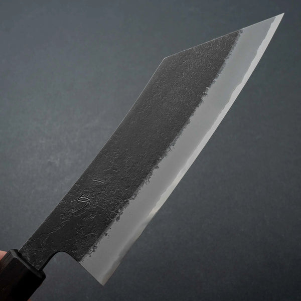 Hitohira Hinode Nashiji White #2 Stainless Clad Hakata 180mm Riisgaard Rosewood Handle - Tetogi