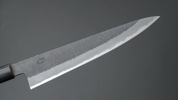 Hitohira Hinode Nashiji White #2 Sujihiki 210mm Ho Wood Handle (D-Shape) - Tetogi