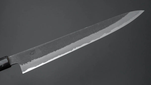 Hitohira Hinode Nashiji White #2 Sujihiki 270mm Ho Wood Handle (D-Shape) - Tetogi