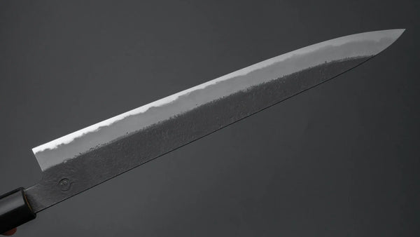 Hitohira Hinode Nashiji White #2 Sujihiki 270mm Ho Wood Handle (D-Shape) - Tetogi
