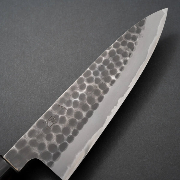 Hitohira Hinode Tsuchime White #2 Gyuto 180mm Ho Wood Handle - Tetogi