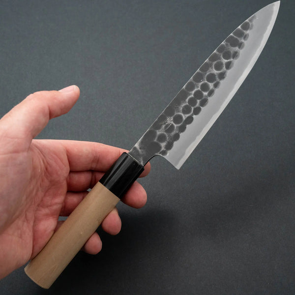 Hitohira Hinode Tsuchime White #2 Petty 150mm Ho Wood Handle - Tetogi