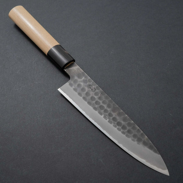 Hitohira Hinode Tsuchime White #2 Stainless Clad Petty 150mm Ho Wood Handle - Tetogi