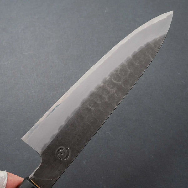 Hitohira Hinode Tsuchime White #2 Stainless Clad Petty 150mm Ho Wood Handle - Tetogi