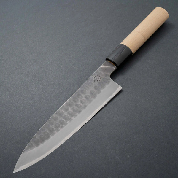 Hitohira Hinode Tsuchime White #2 Stainless Clad Petty 150mm Ho Wood Handle - Tetogi