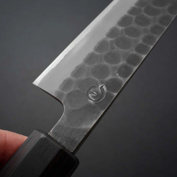 Hitohira Hinode Tsuchime White #2 Stainless Clad Sujihiki 270mm Riisgaard Panga-Panga Handle - Tetogi