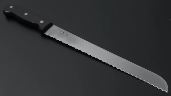 Hitohira Hiragana Bread Knife 250mm Pakka Handle - Tetogi