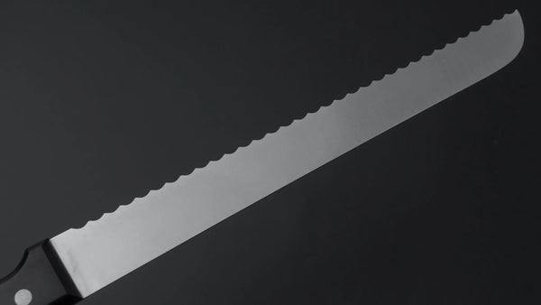 Hitohira Hiragana Bread Knife 250mm Pakka Handle - Tetogi