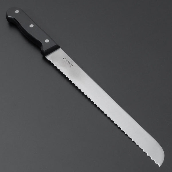 Hitohira Hiragana Bread Knife 250mm Pakka Handle - Tetogi