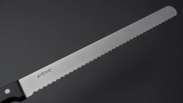 Hitohira Hiragana Bread Knife 300mm Pakka Handle - Tetogi