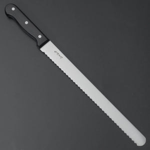 Hitohira Hiragana Bread Knife 300mm Pakka Handle - Tetogi