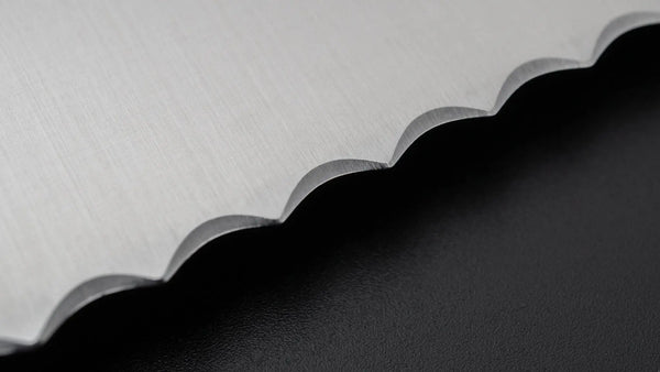 Hitohira Hiragana Bread Knife 300mm Pakka Handle - Tetogi