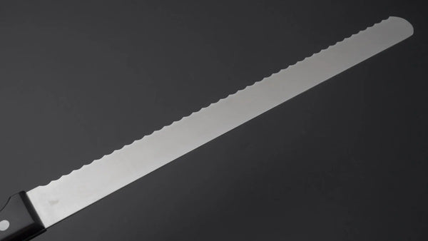 Hitohira Hiragana Bread Knife 300mm Pakka Handle - Tetogi