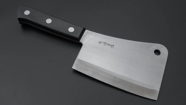 Hitohira Hiragana Chopper 160mm Pakka Handle - Tetogi