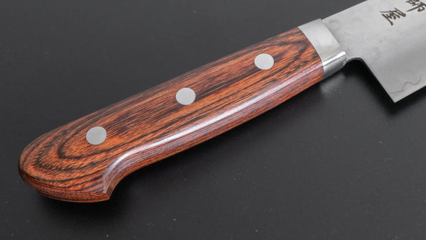 Hitohira Imojiya HG Tsuchime Gyuto 180mm Imitation Mahogany Handle - Tetogi