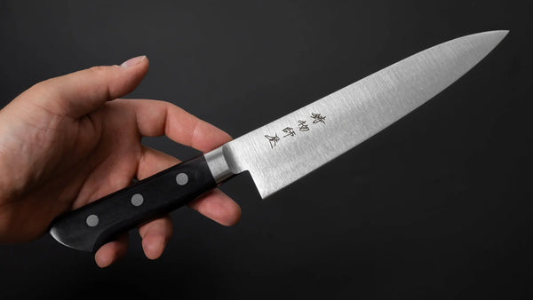 Hitohira Imojiya KF Stainless Gyuto 180mm Pakka Handle - Tetogi